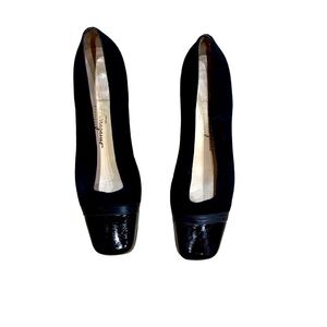 Salvatore Ferragamo Black Flats